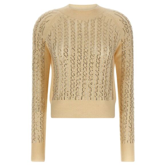 Ermanno Scervino Women Baguette Studded Sweater